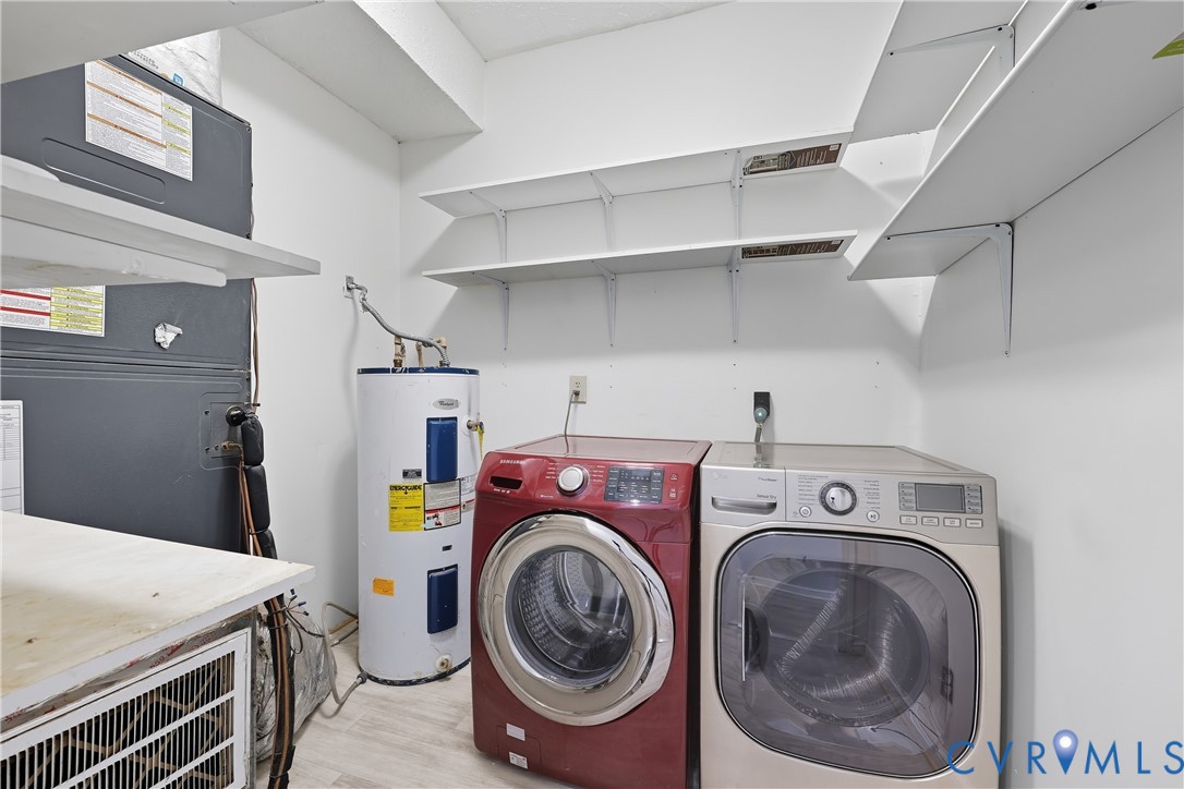 1022 South Main Street Blackstone, VA 23824 - Photo 21 of 35 Laundry room -- washer and dryer convey!