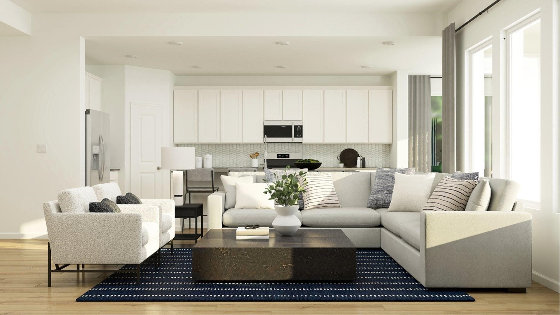 2703 Pine Bluff Drive Rosenberg, TX 77469 - Photo 14 of 24 a living room with fireplace furniture and a rug