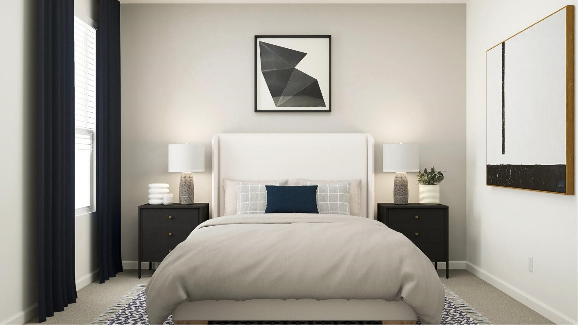 2703 Pine Bluff Drive Rosenberg, TX 77469 - Photo 21 of 24 a bedroom with a bed and a wall painting