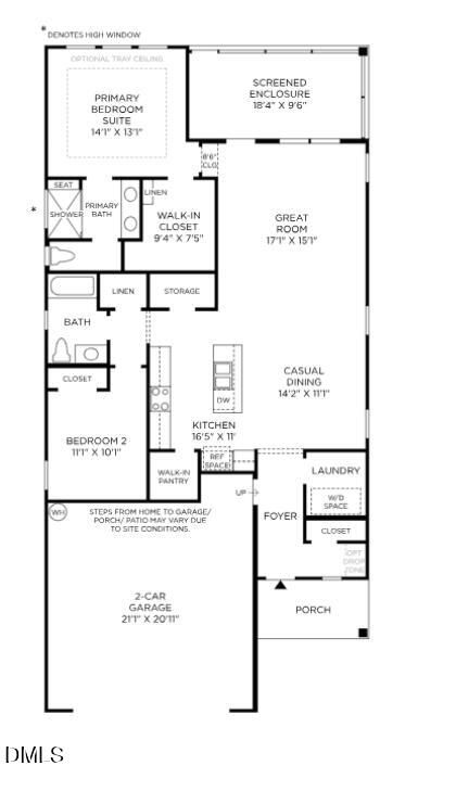 445 Mugby Road, Unit 145 Raleigh, NC 27610 - Photo 25 of 25 145 Floorplan