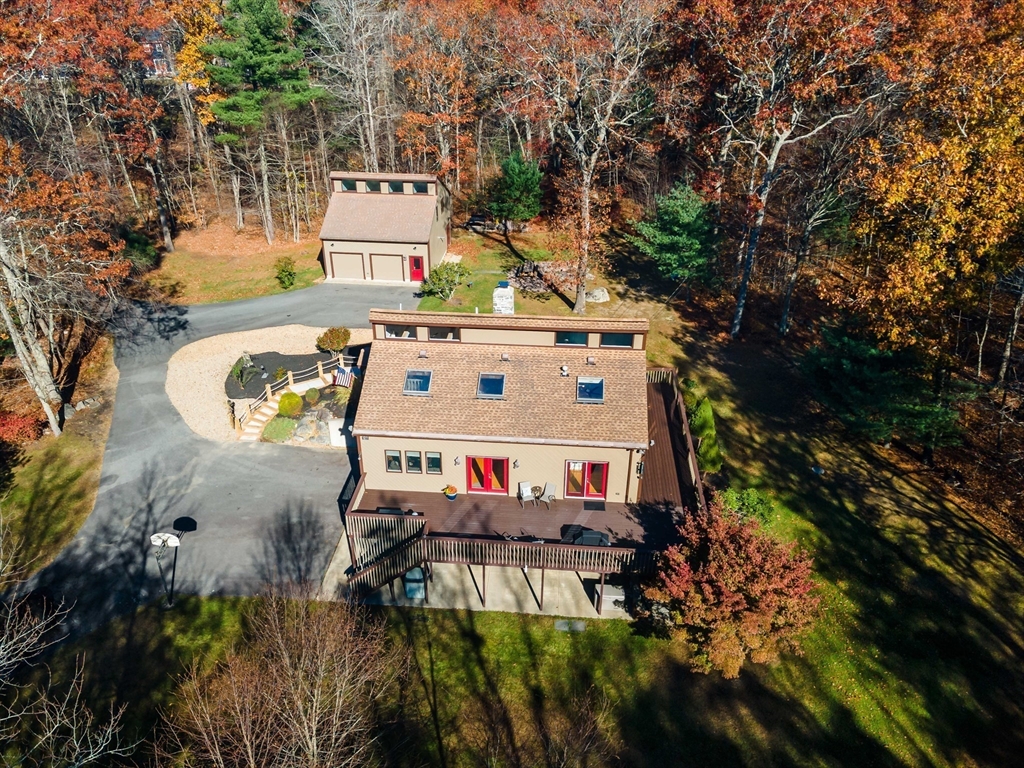 15 Carpenter Street Rehoboth, MA 02769 - Photo 5 of 42 an aerial view of a house with a yard