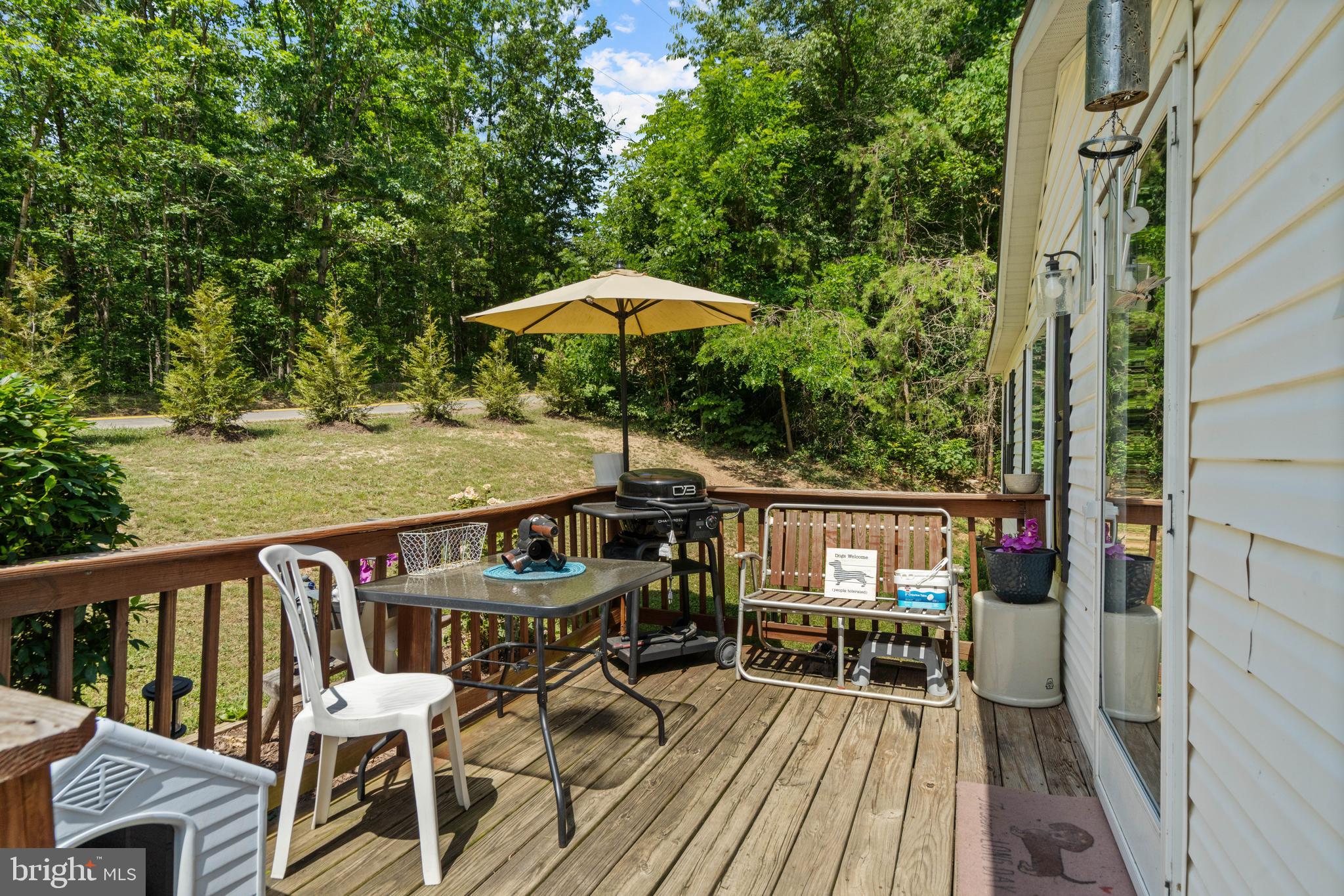 1156 AA Rogers Road Augusta, WV 26704 - Photo 34 of 34 a view of balcony with outdoor seating and wooden floor
