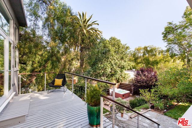 a view of balcony and deck