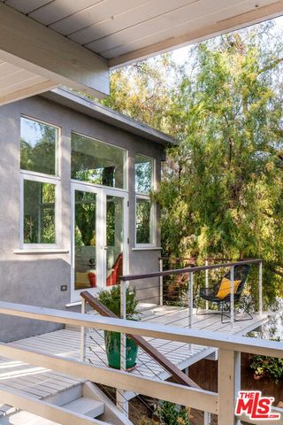 a view of city from the balcony