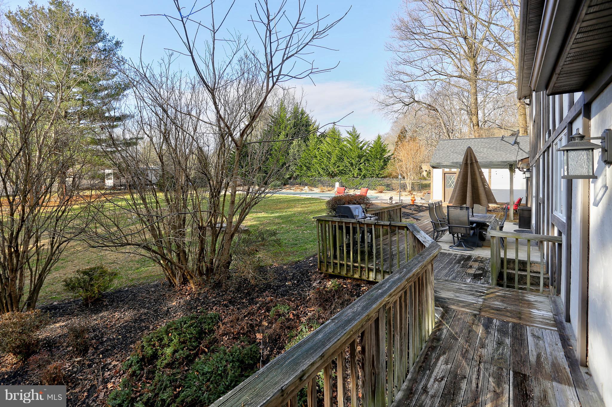 12233 Etchison Road Ellicott City, MD 21042 - Photo 40 of 48 DECK - ALTERNATE VIEW
