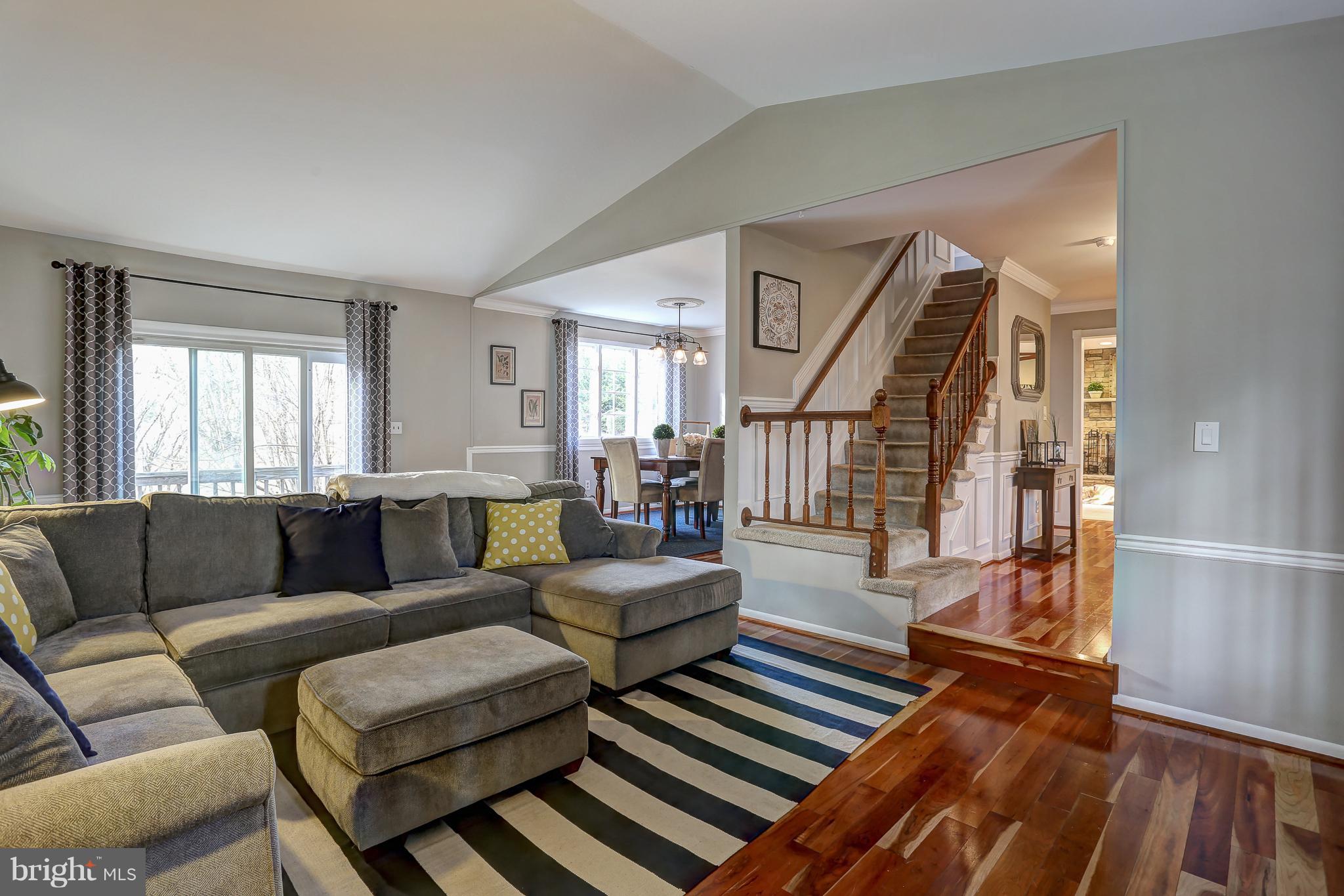 12233 Etchison Road Ellicott City, MD 21042 - Photo 5 of 48 SUNKEN MAIN LEVEL FAMILY ROOM W/VAULTED CEILINGS