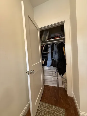a view of walk in closet