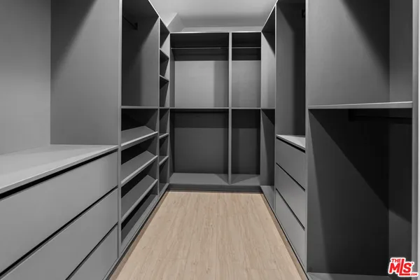 a view of walk in closet