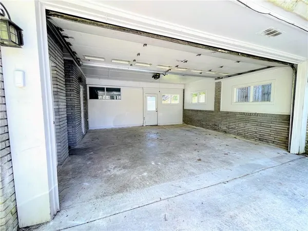 a view of a hallway with entryway