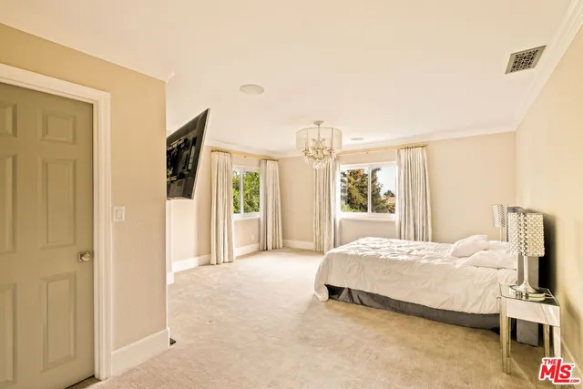 a view of a lake with a mountain