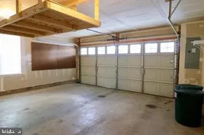 a view of a garage