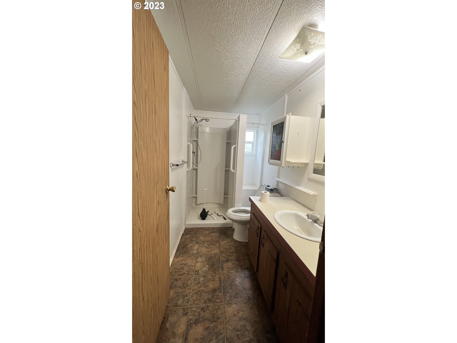 1236 South Toutle Road Toutle, WA 98649 - Photo 36 of 39 a bathroom with a sink and a mirror