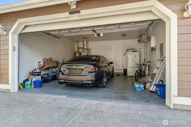 a view of car garage
