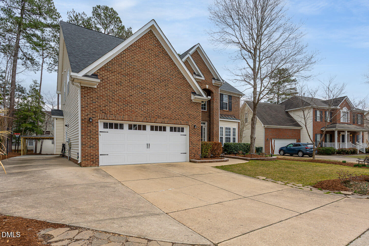 8312 Hardeth Way Raleigh, NC 27616 - Photo 2 of 26 Extra wide driveway