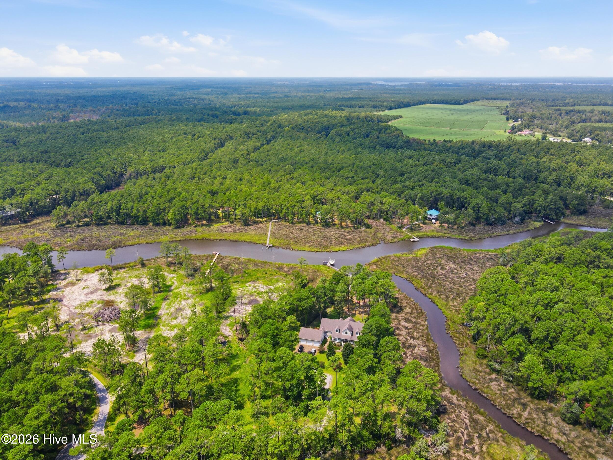 2436 Brown Creek Road Merritt, NC 28556 - Photo 62 of 64 Aerial View / Waterview