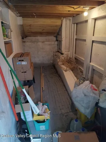 a room with storage and utility