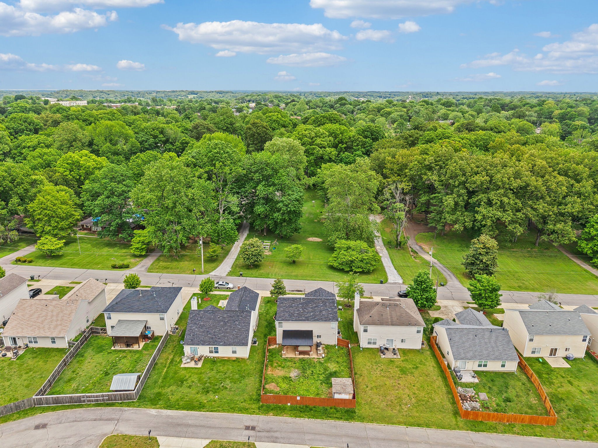 325 Golfview Lane Springfield, TN 37172 - Photo 47 of 51 a view of a big yard with potted plants and large trees