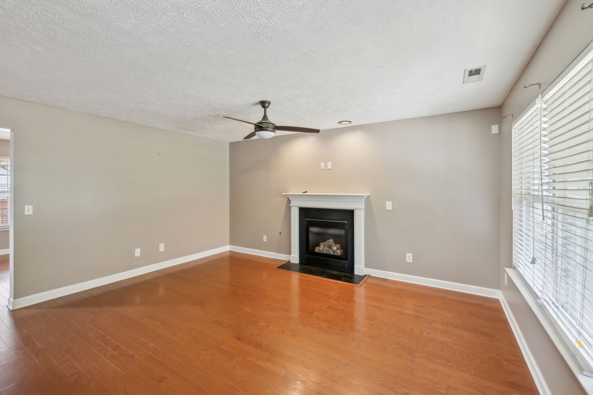325 Golfview Lane Springfield, TN 37172 - Photo 9 of 51 a view of an empty room with a fireplace and a window