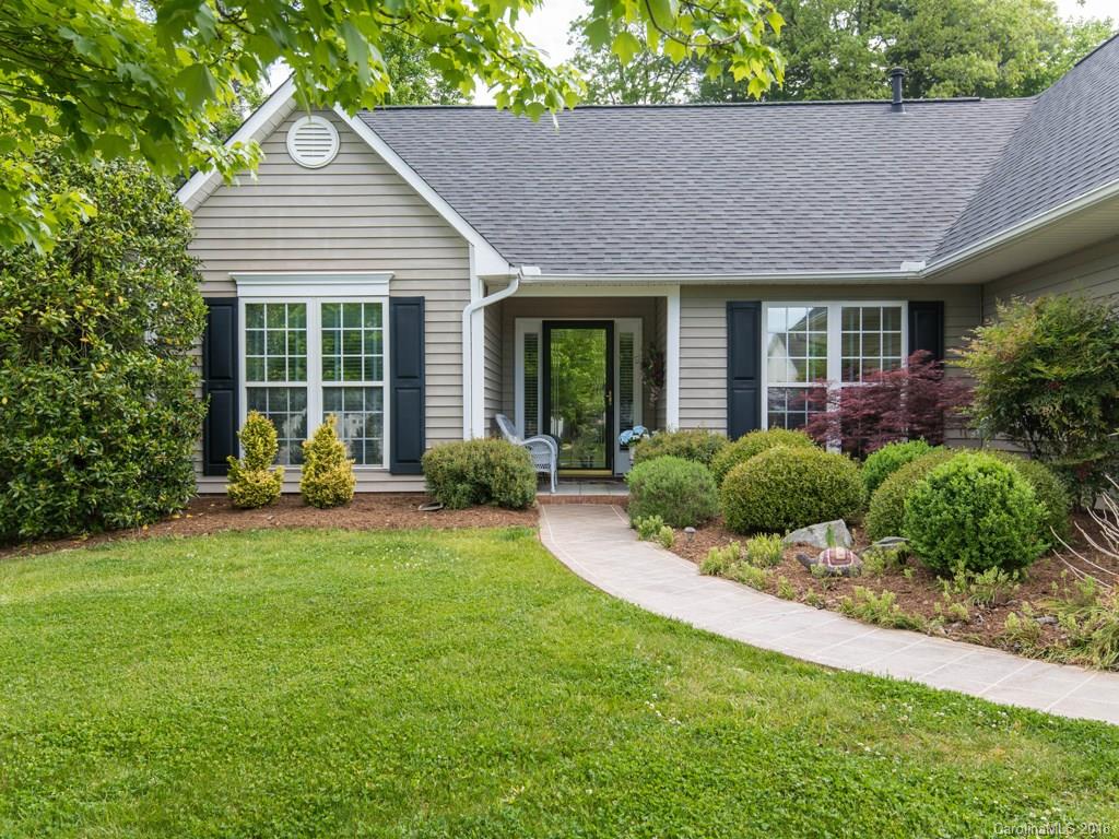 232 Stonehollow Road Fletcher, NC 28732 - Photo 3 of 35 a front view of a house with garden