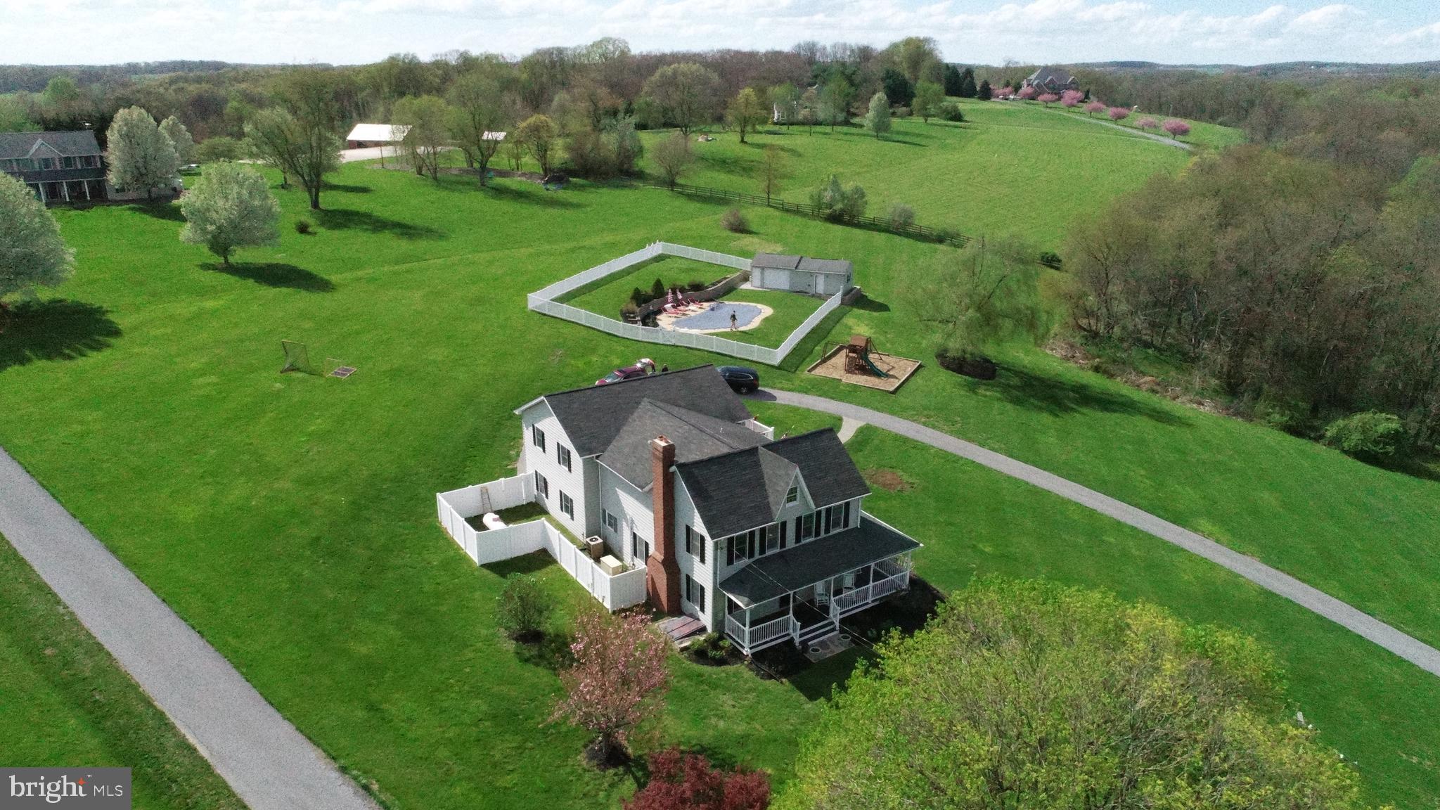 100 Weaver Lane Hampstead, MD 21074 - Photo 8 of 56 View of this Estate from the Sky above