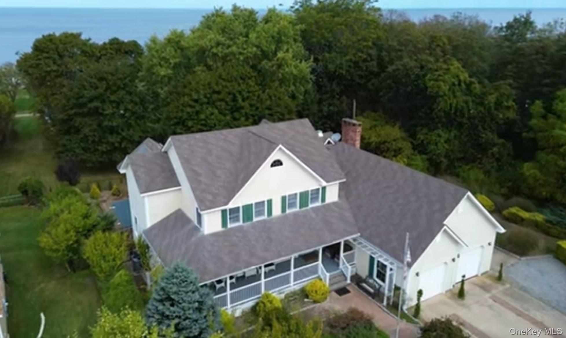 Beautiful farmhouse with views of the Long Island Sound