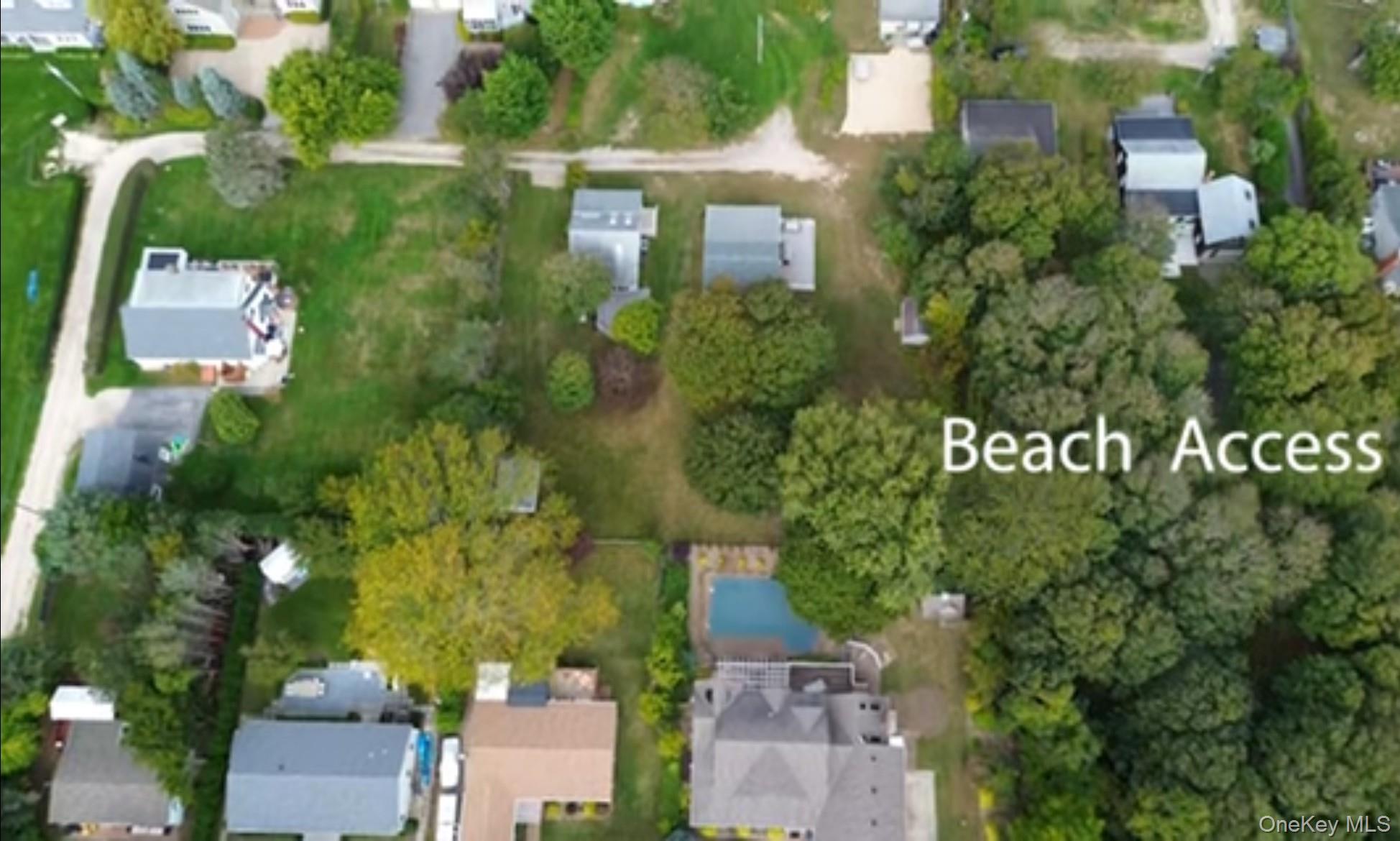 886 Sound Shore Road Riverhead, NY 11901 - Photo 11 of 39 View of private road to private beach