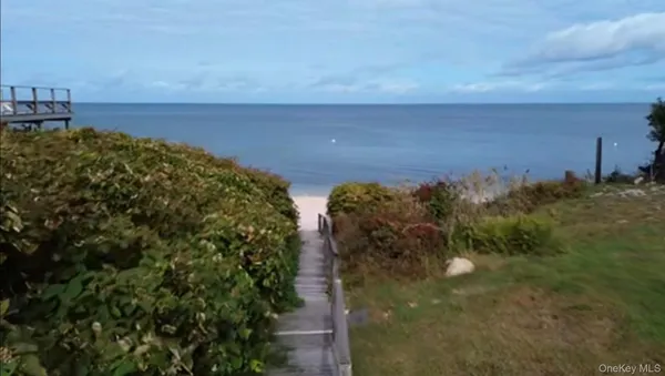 a view of beach and ocean