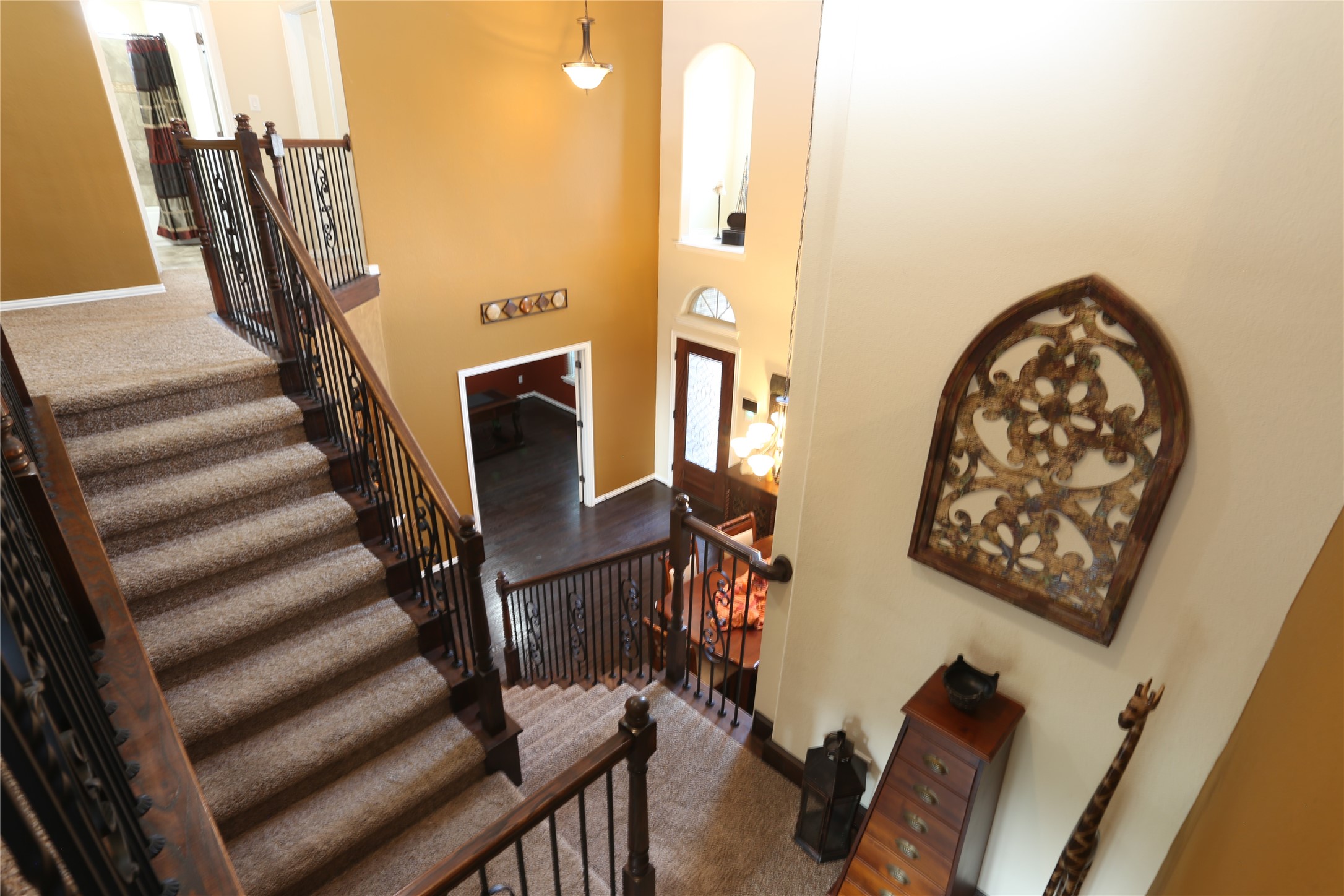 2033 Brodie Lane Conroe, TX 77301 - Photo 22 of 39 Entry View from second floor
