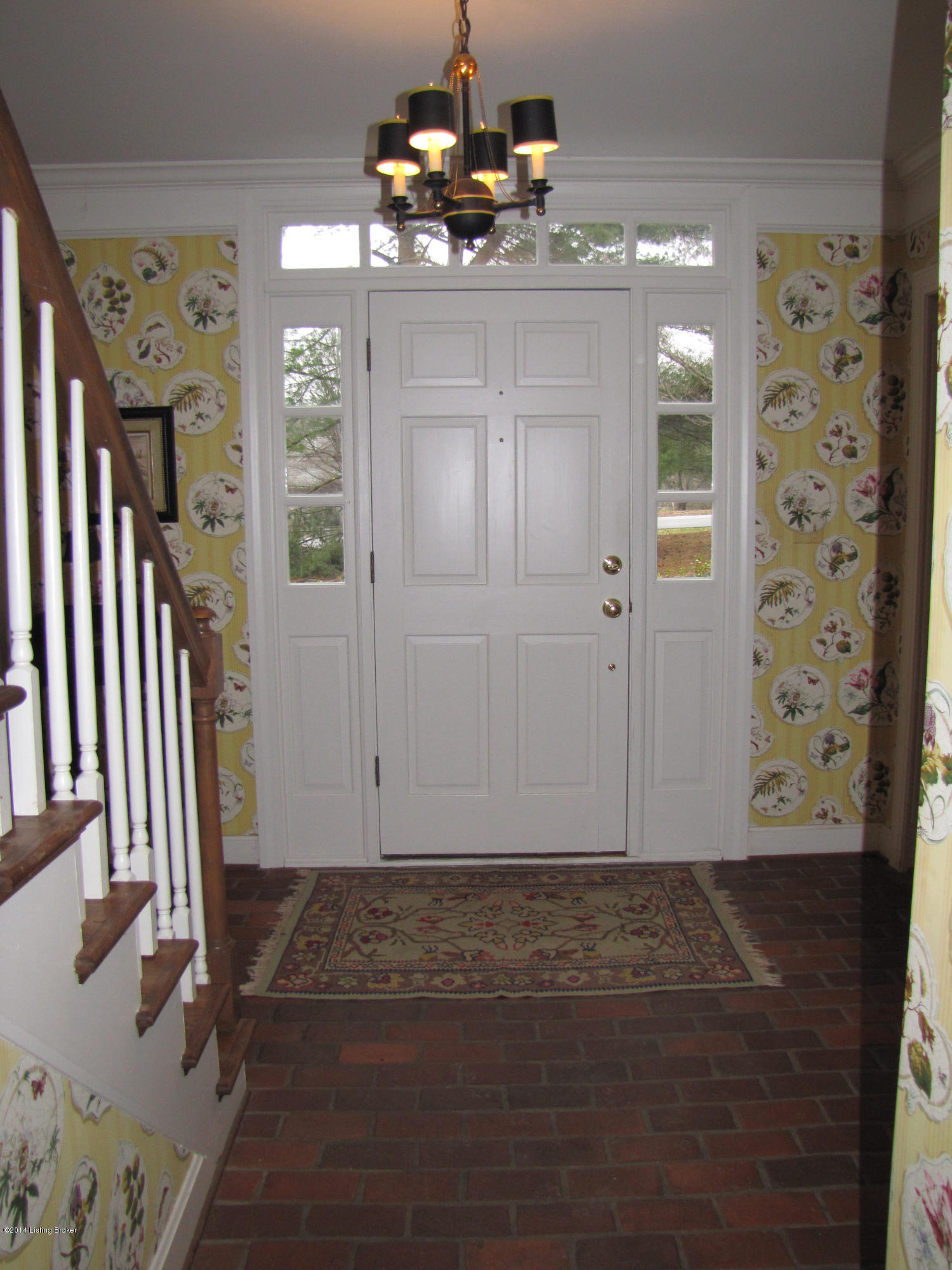 10710 Sun Ridge Road Goshen, KY 40026 - Photo 3 of 55 Charm immediately greets you – check out the brick floor foyer and front hall