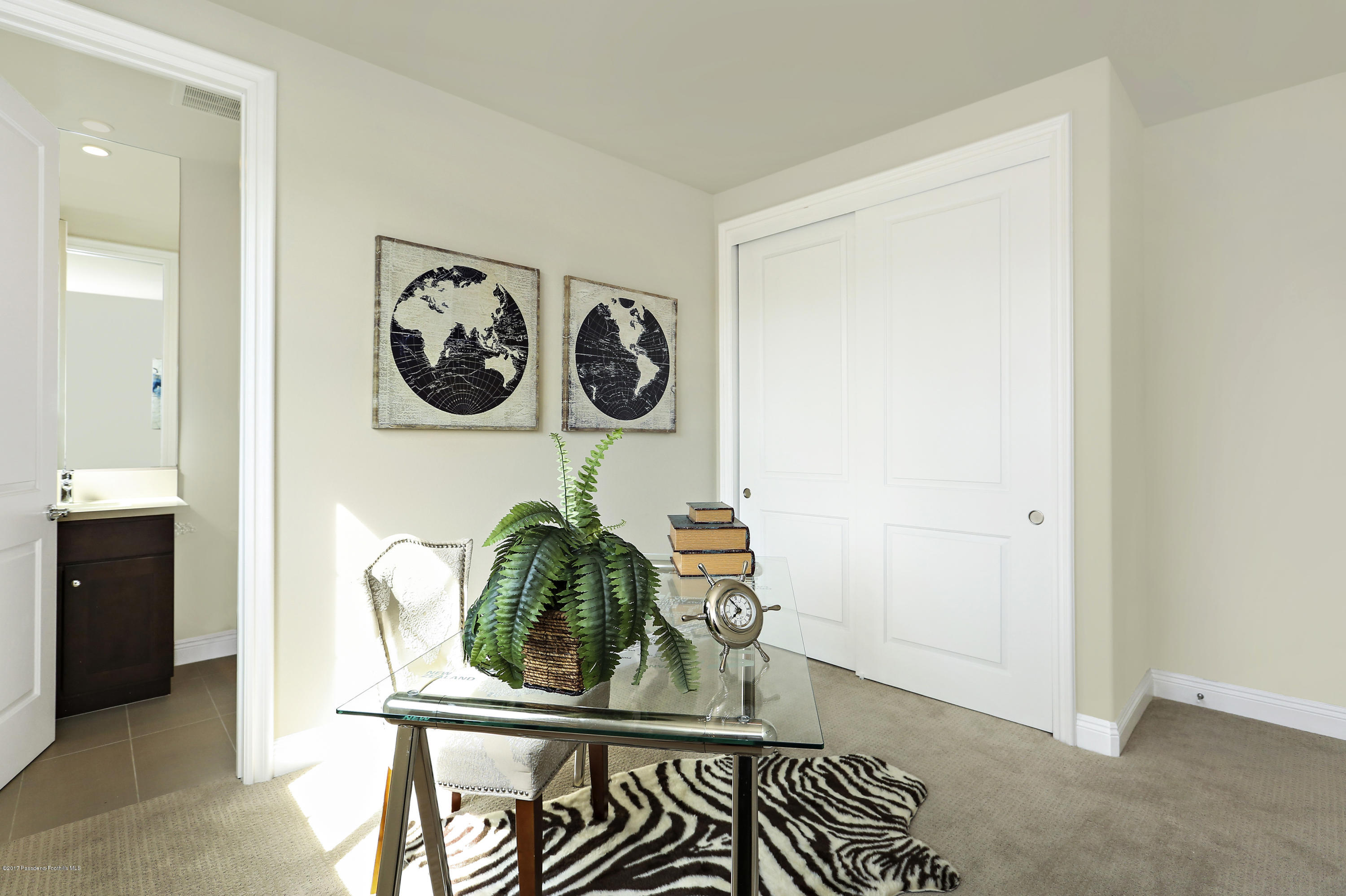 803 Arcadia Avenue, Unit A Arcadia, CA 91007 - Photo 41 of 42 a view of a hallway with wooden floor