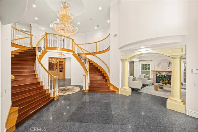 a view of entryway and hall