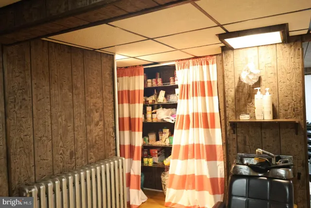 a view of a street with brick house