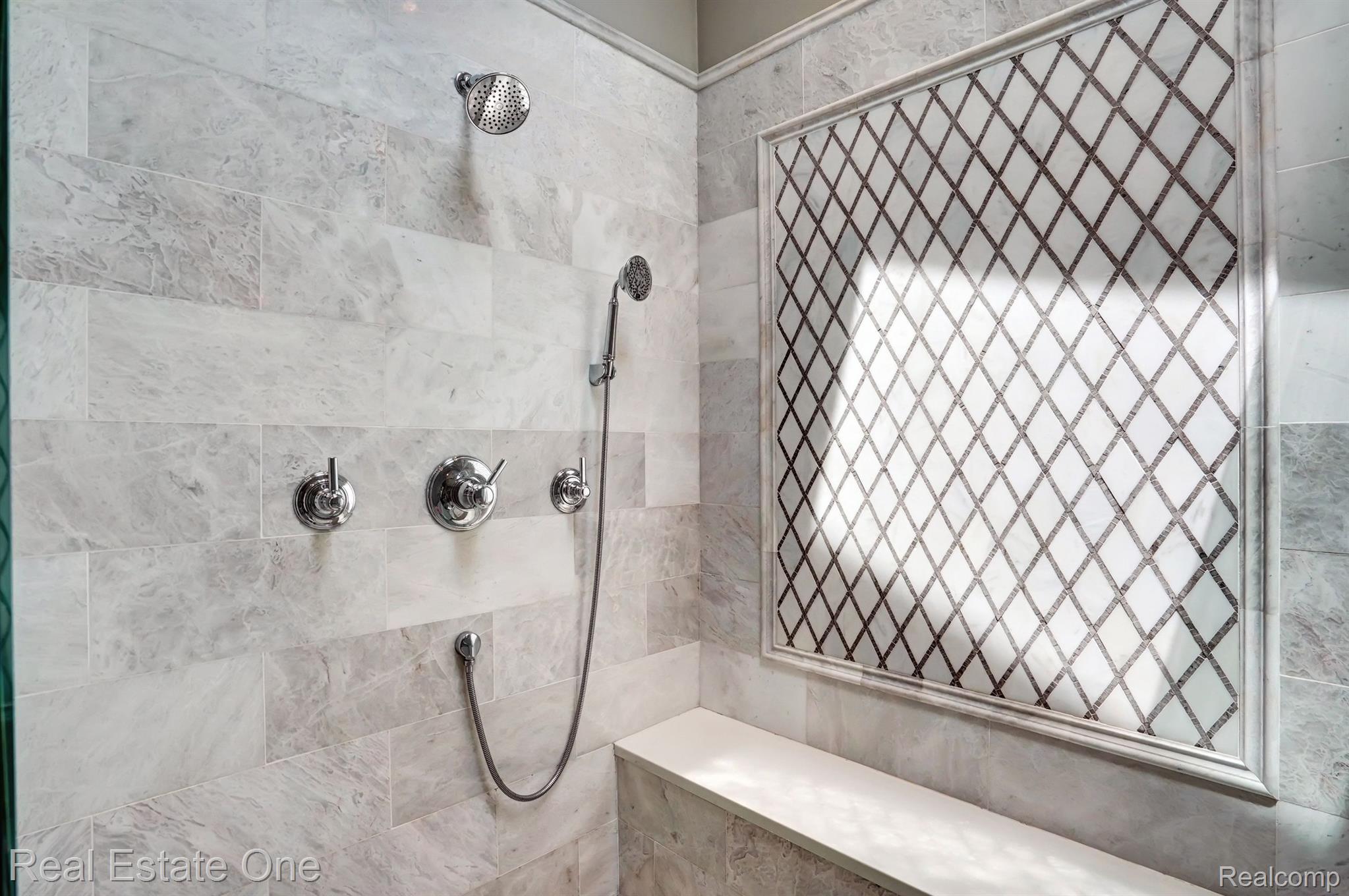 1938 Grayslake Drive Rochester, MI 48306 - Photo 25 of 65 Beutiful tile detail in shower