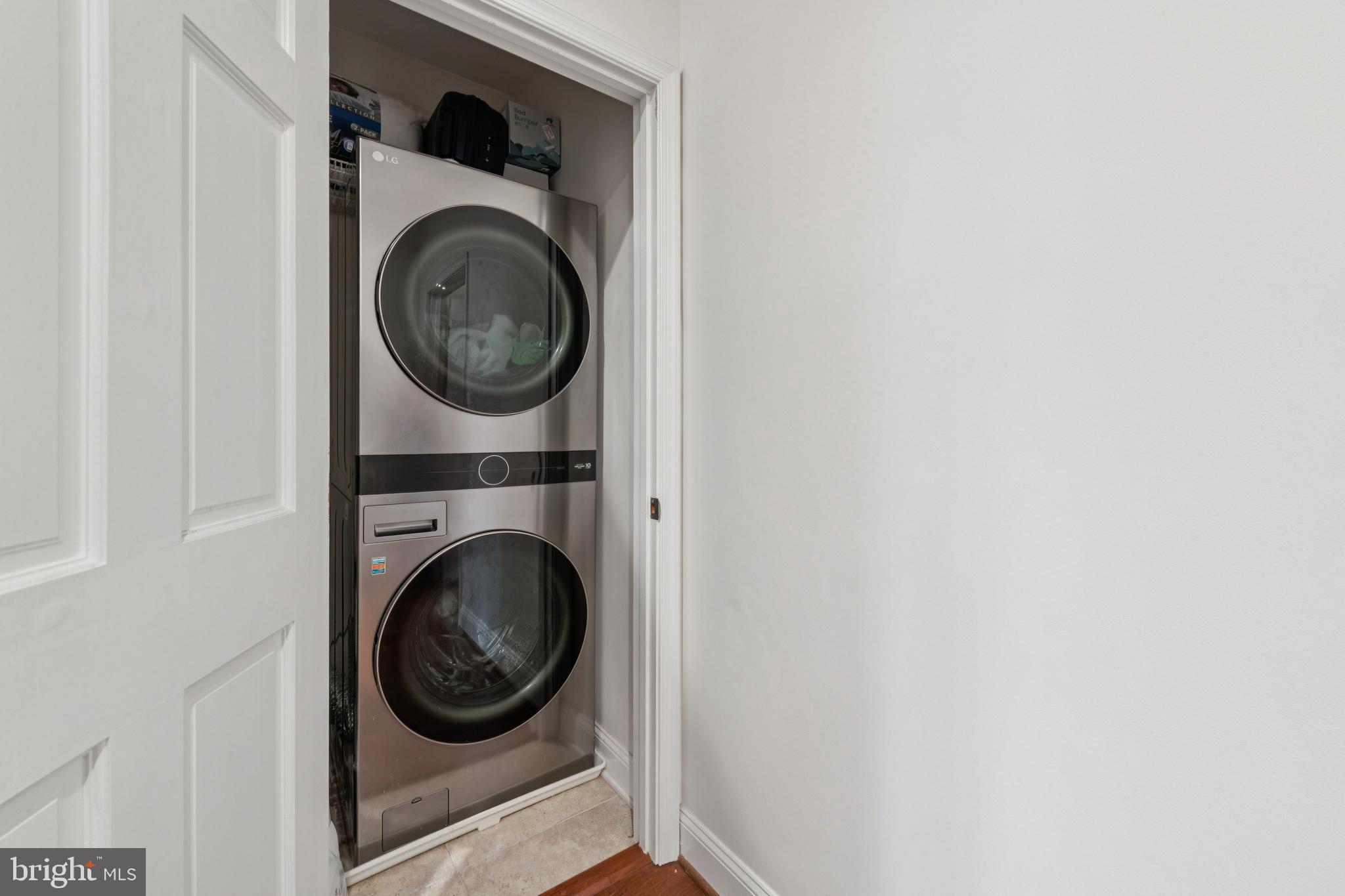 2304 1st Street Northwest, Unit 1 Washington, DC 20001 - Photo 19 of 21 Washer/Dryer upstairs