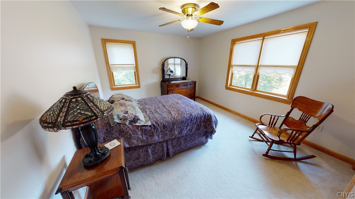 5479 Lake Road Tully, NY 13159 - Photo 15 of 41 Second bedroom with a beautiful view of the back y