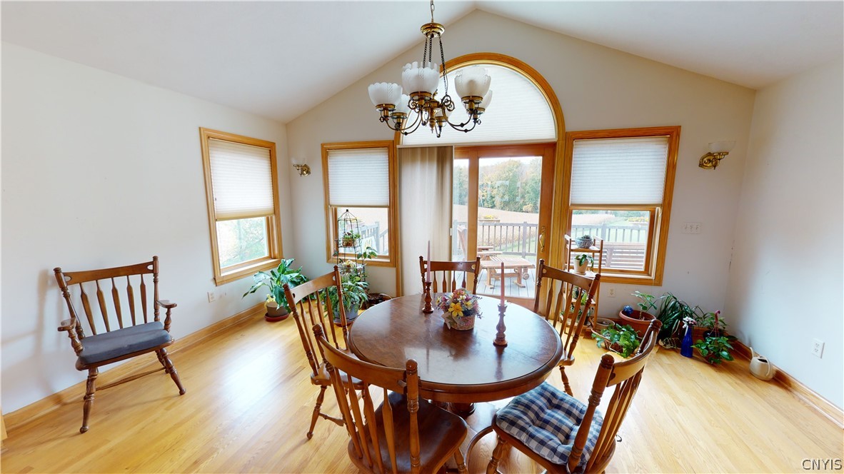5479 Lake Road Tully, NY 13159 - Photo 22 of 41 Dining Area, tall ceilings and great lighting.