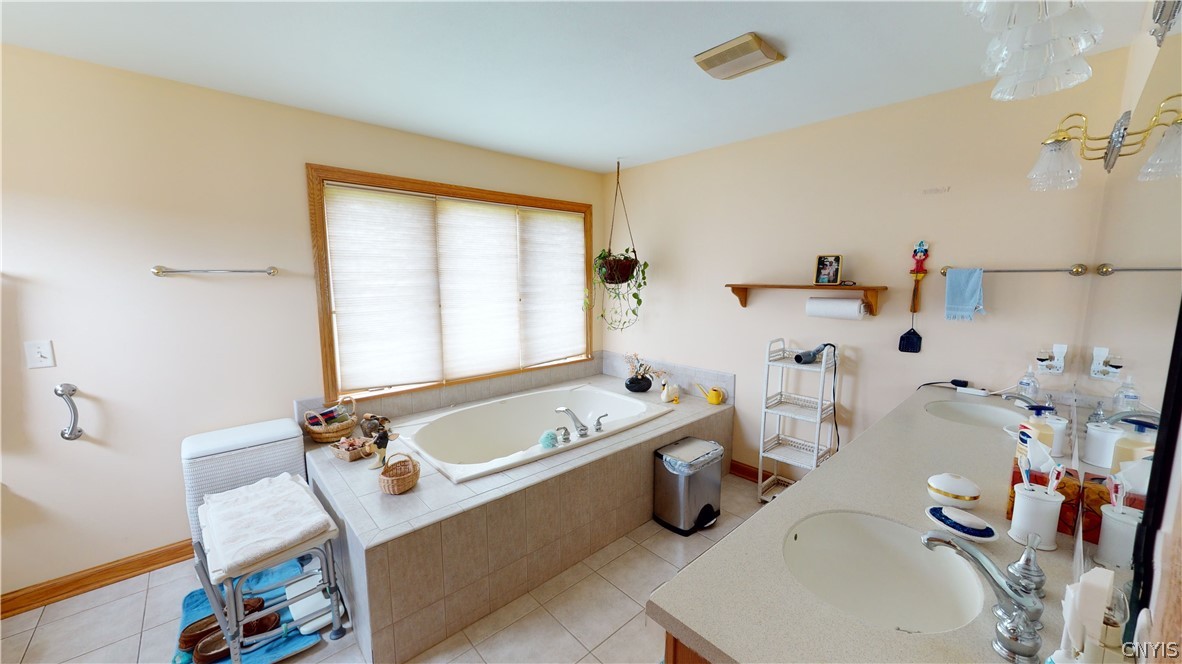 5479 Lake Road Tully, NY 13159 - Photo 28 of 41 Master bath, equipped with a jacuzzi and shower!