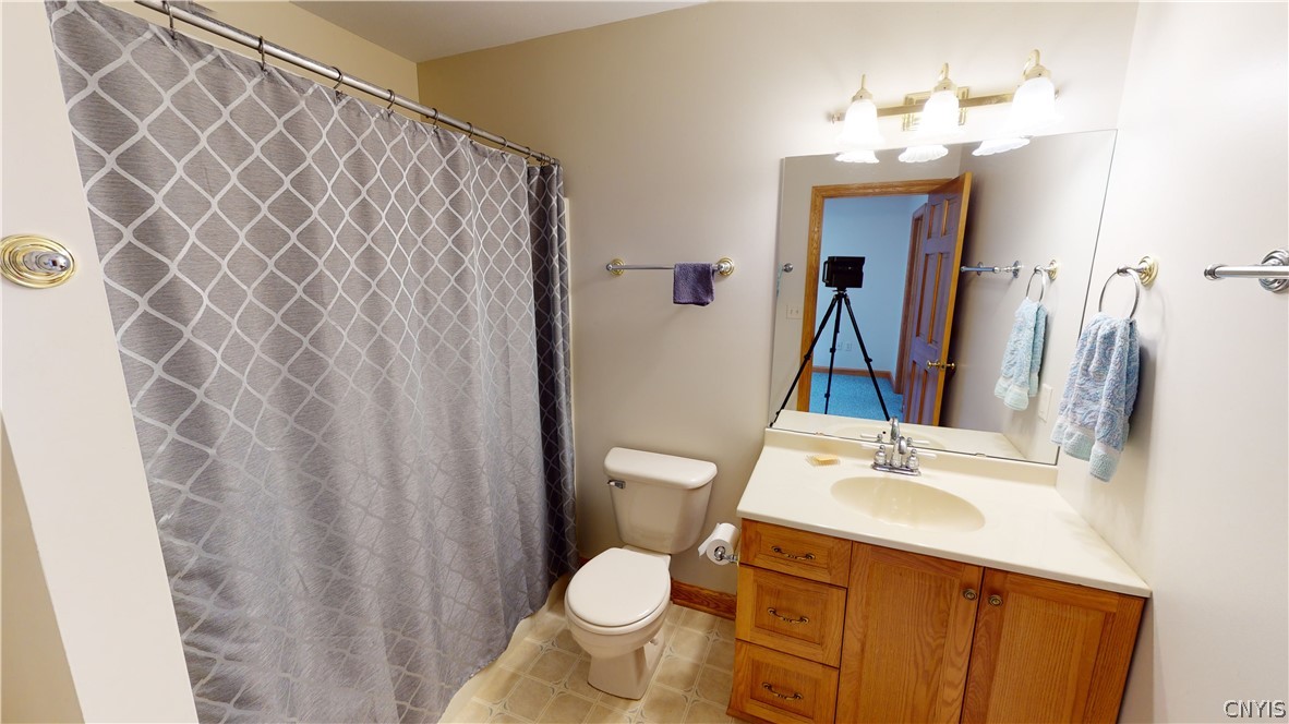 5479 Lake Road Tully, NY 13159 - Photo 31 of 41 Second Floor full bathroom! Custom built shelves