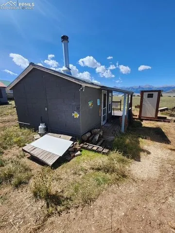 a backyard of a house