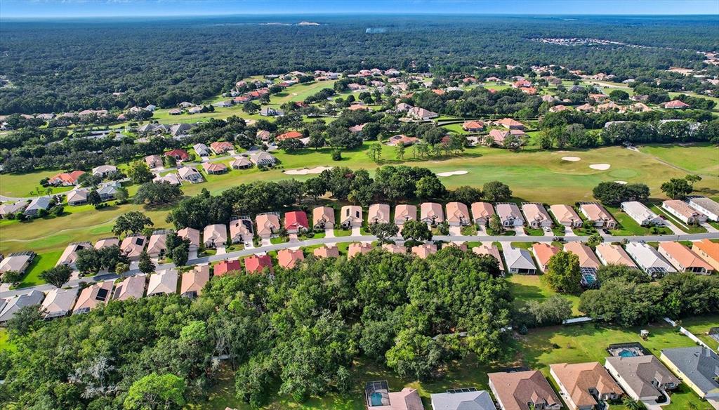366 West Doerr Path Hernando, FL 34442 - Photo 45 of 47 an aerial view of a house with a garden