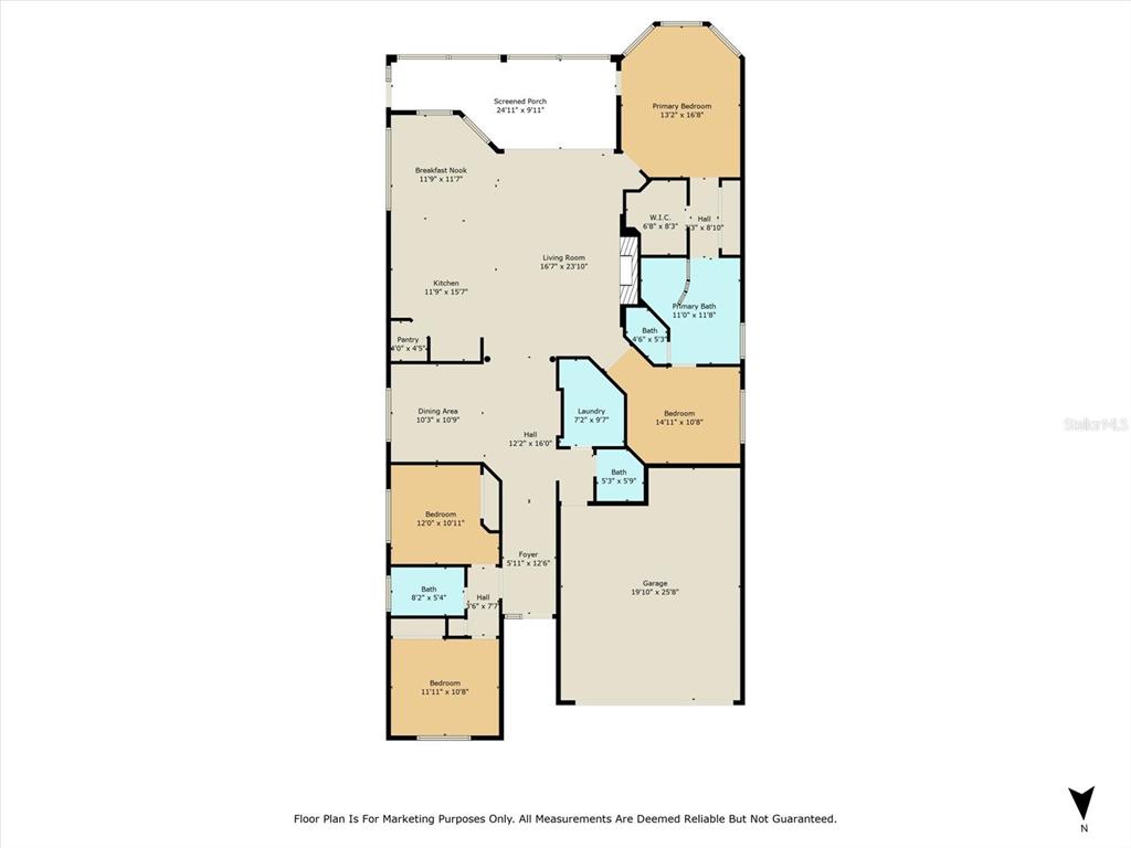 366 West Doerr Path Hernando, FL 34442 - Photo 47 of 47 a picture of a floor plan
