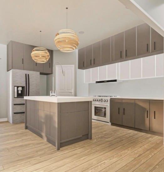 3108 Delafield Lane Dallas, TX 75227 - Photo 5 of 7 a kitchen with cabinets and wooden floor