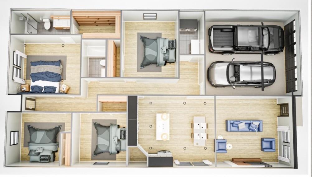 3108 Delafield Lane Dallas, TX 75227 - Photo 7 of 7 a living room with furniture and flat screen tv