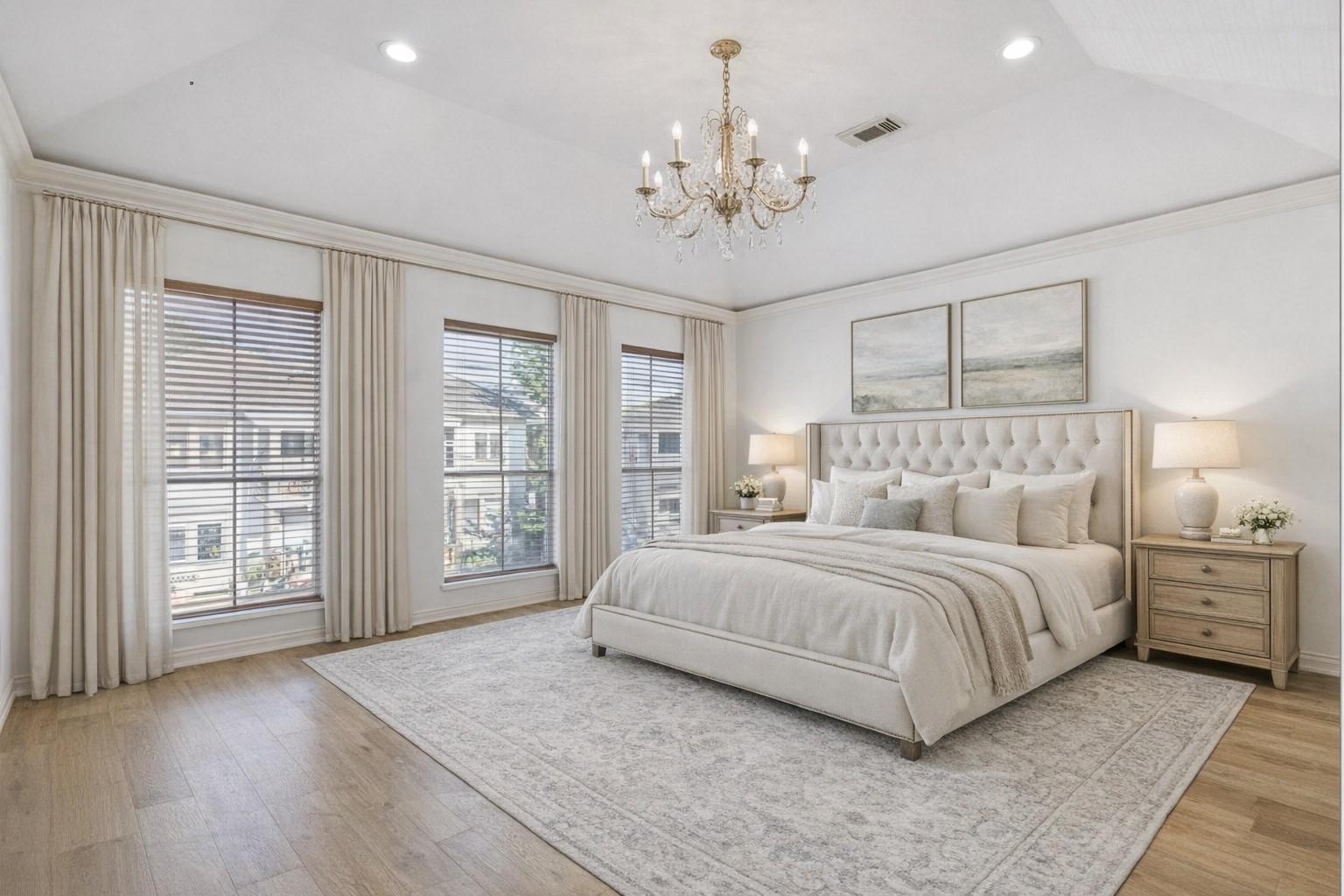 4916 Travis Street Houston, TX 77004 - Photo 12 of 26 VIRTUAL IMAGE of the primary bedroom.