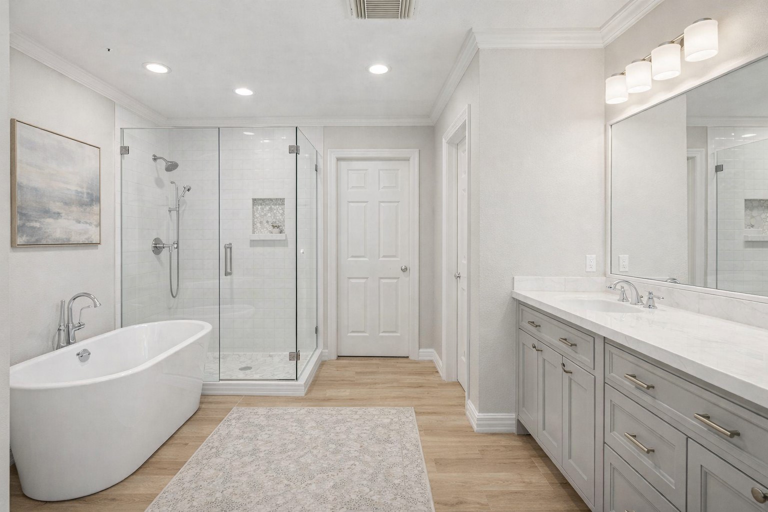 4916 Travis Street Houston, TX 77004 - Photo 16 of 26 VIRTUAL IMAGE of the primary bathroom.