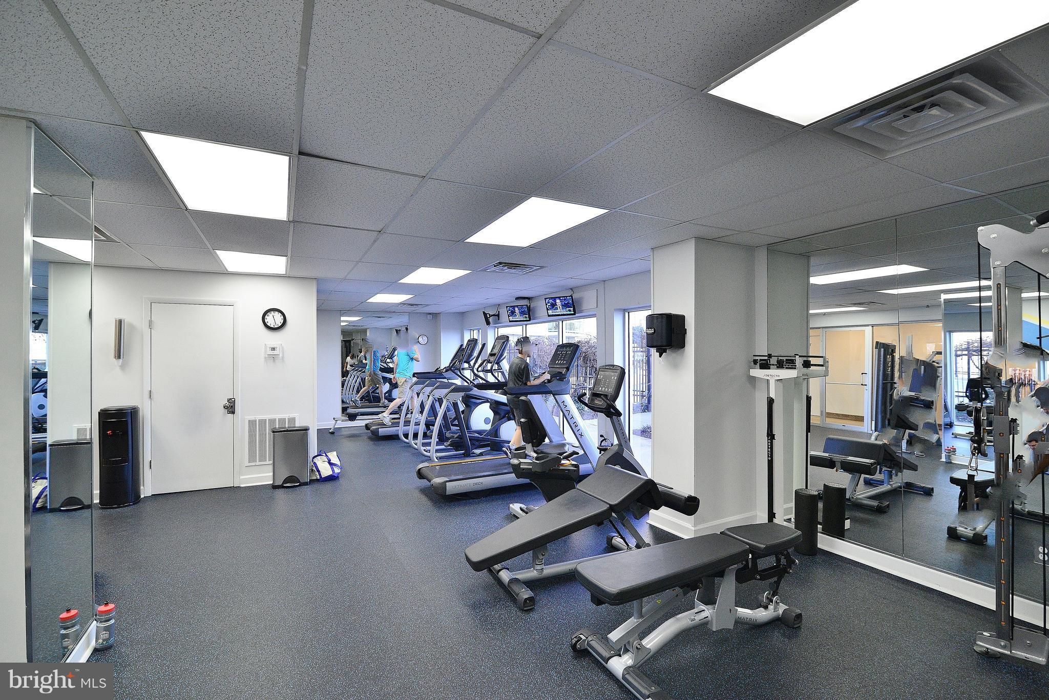 501 Slaters Lane, Unit 1019 Alexandria, VA 22314 - Photo 24 of 28 Fitness Center w/ Pool/River View