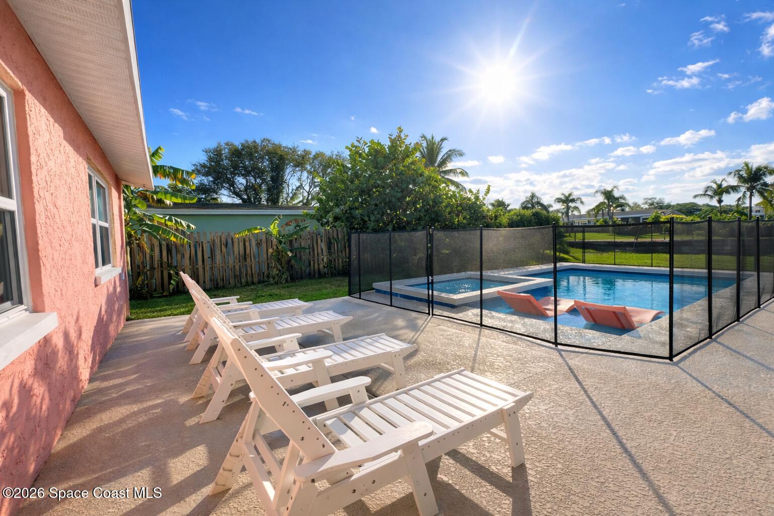 120 Boca Ciega Road Cocoa Beach, FL 32931 - Photo 15 of 23 a view of yard with patio