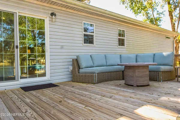 a view of outdoor space with seating space