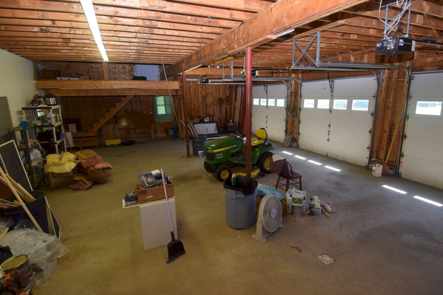 110 Patterson Bridge Road North Anson, ME 04958 - Photo 43 of 94 Inside 4 car garage