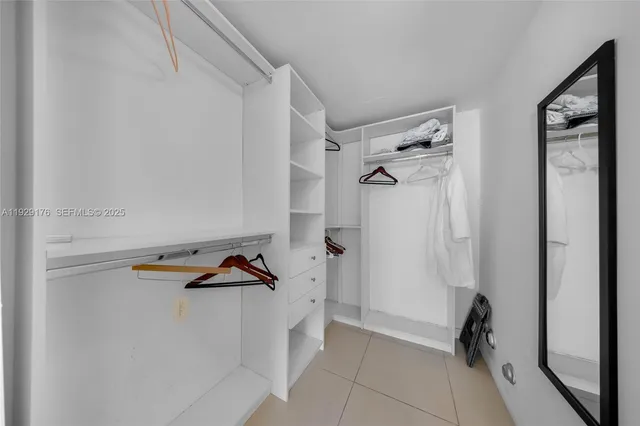 a view of walk in closet